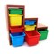 Miniature Storage Shelf with Bins, Primary Colors, Dollhouse Decor, Adorabilities
